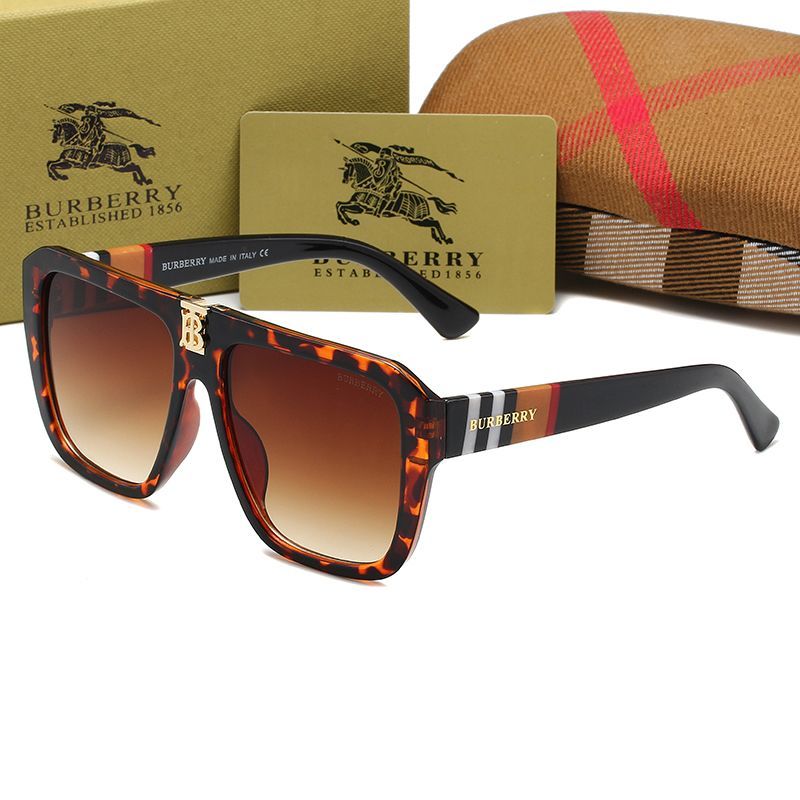 Fashion Unisex Plaid Frame Sunglasses