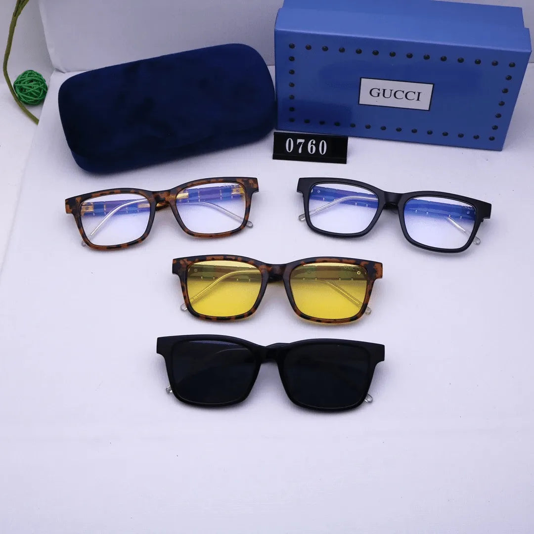 4-color retro classic all-match eyewear