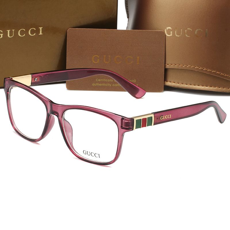 Fashion Striped Color Block Frame Glasses