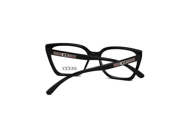 Striped Frame Fashion Glasses