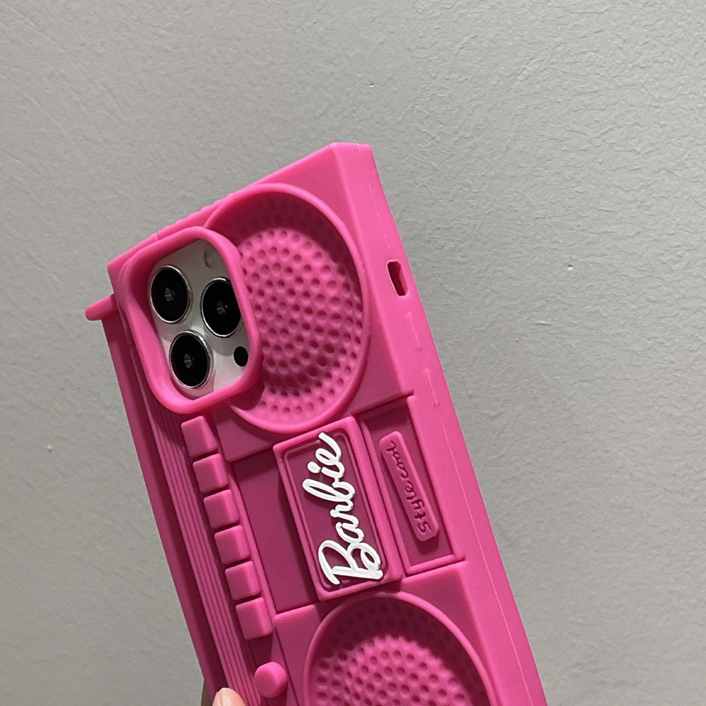 Y2K Pink Radio Silicone Case