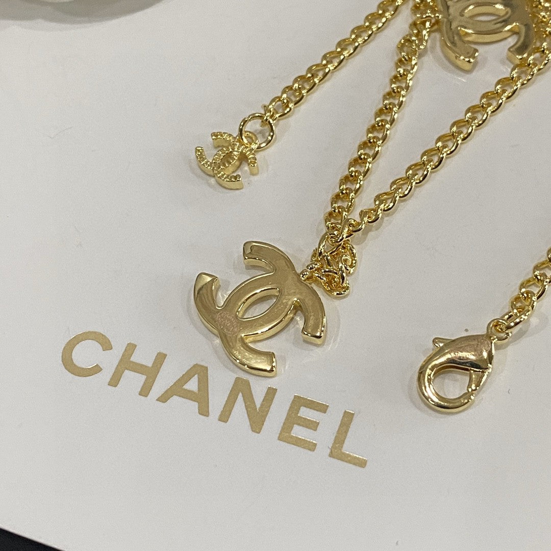 Multi-Logo Pendant Necklace