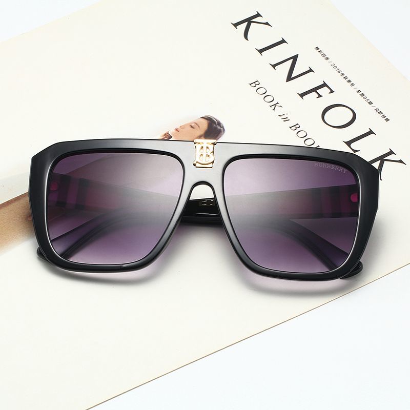 Fashion Unisex Plaid Frame Sunglasses