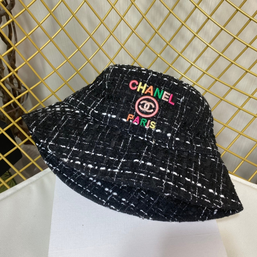 Fashion Colorful Embroidered Bucket Hat