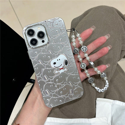 Electroplated Cute Dog Case