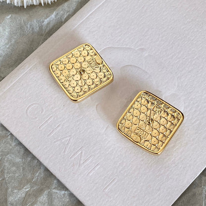 Elegant Square Stud Earrings