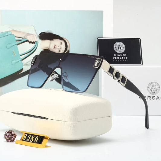 New Fashion Half-Portrait Logo Sunglasses