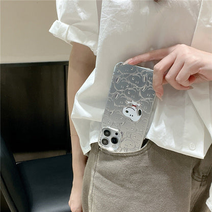 Electroplated Cute Dog Case