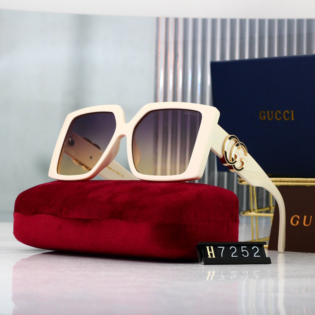 Classic Square-Shaped Letters Sunglasses