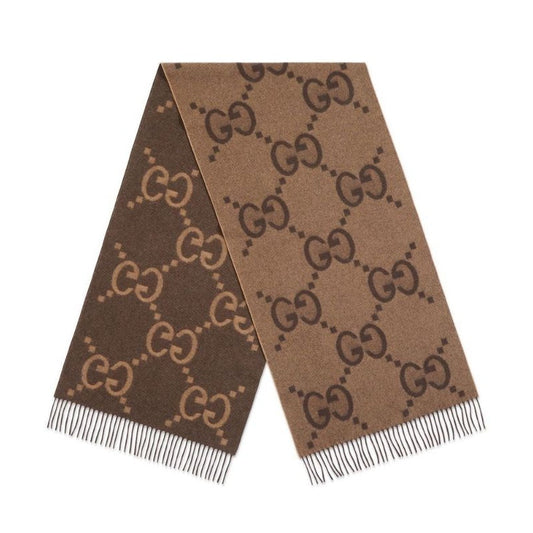 G Damier-Jacquard Scarf