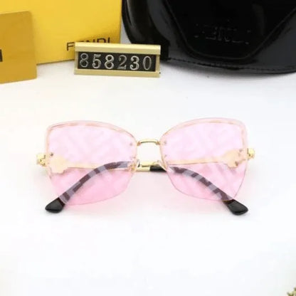 Watermark Conjoined Lens Sunglasses