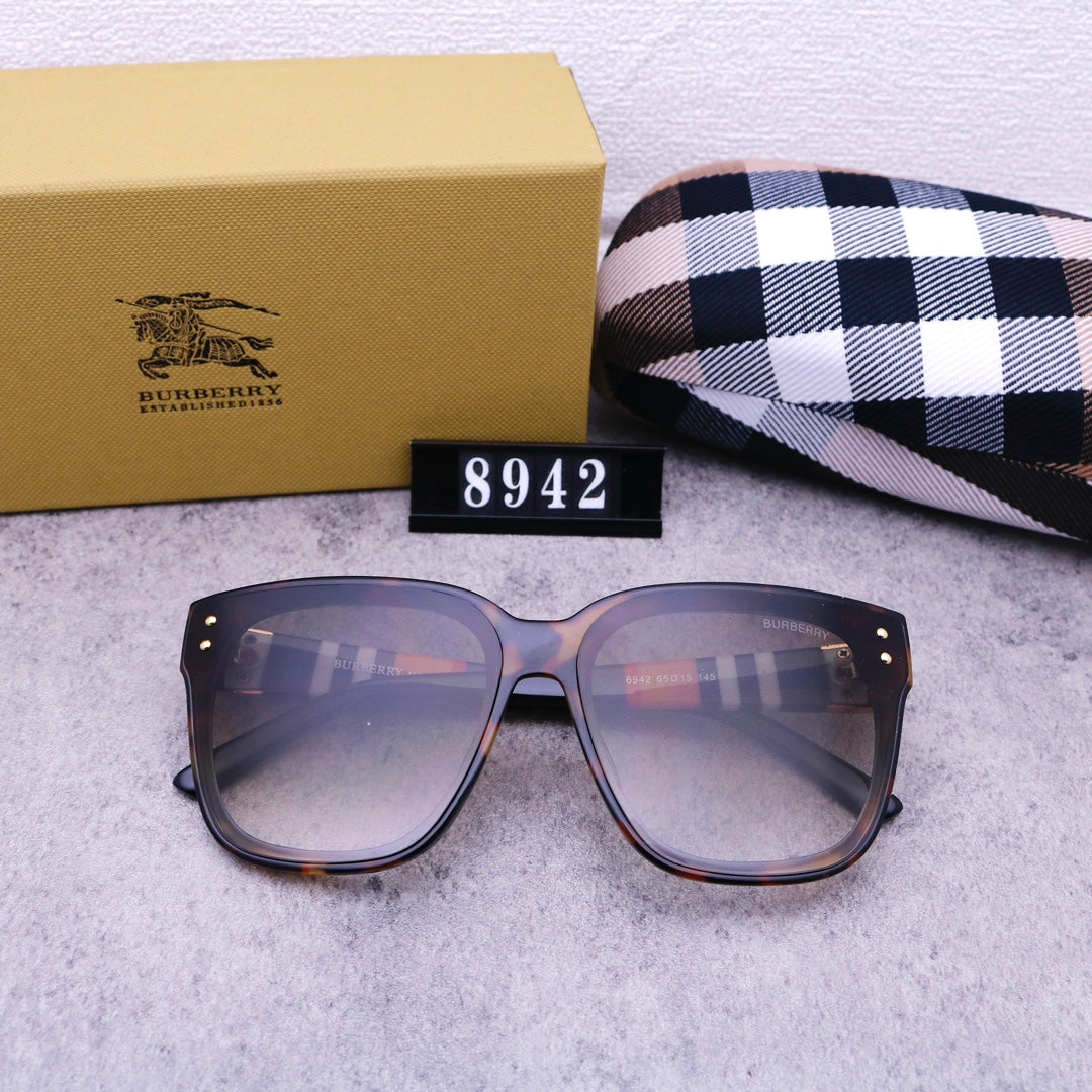 Vintage Fashion Square Plaid Sunglasses