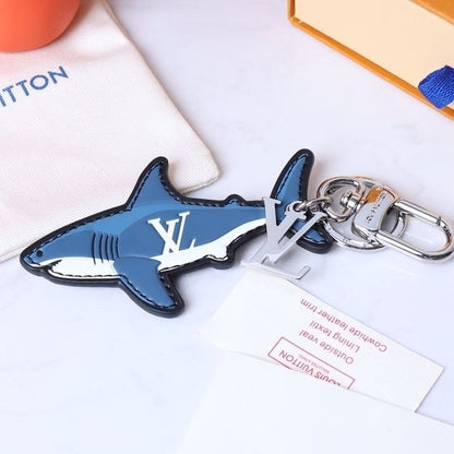 Personalized Shark Keychain