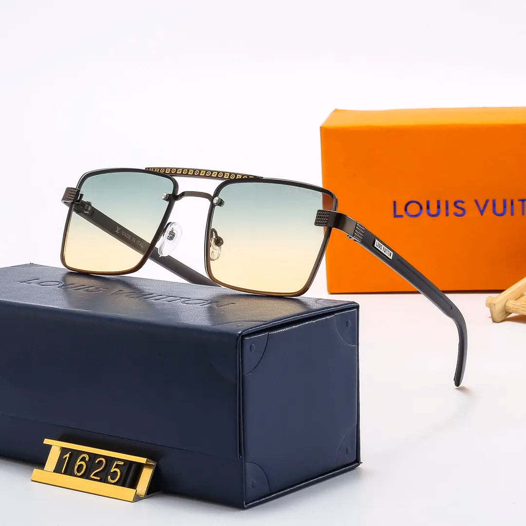 New Square Double Bridge Sunglasses