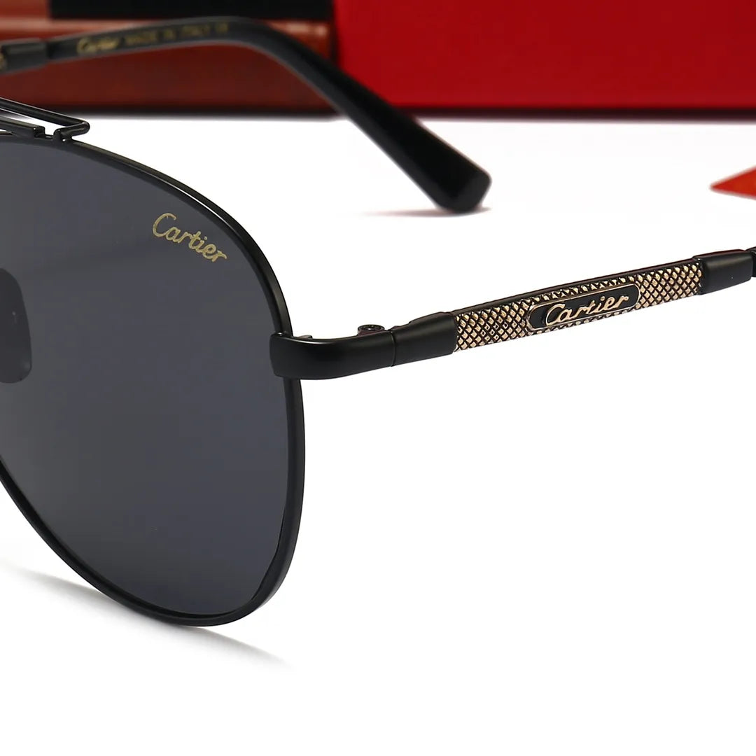 Neutral Polarized Double Bridge Sunglasses