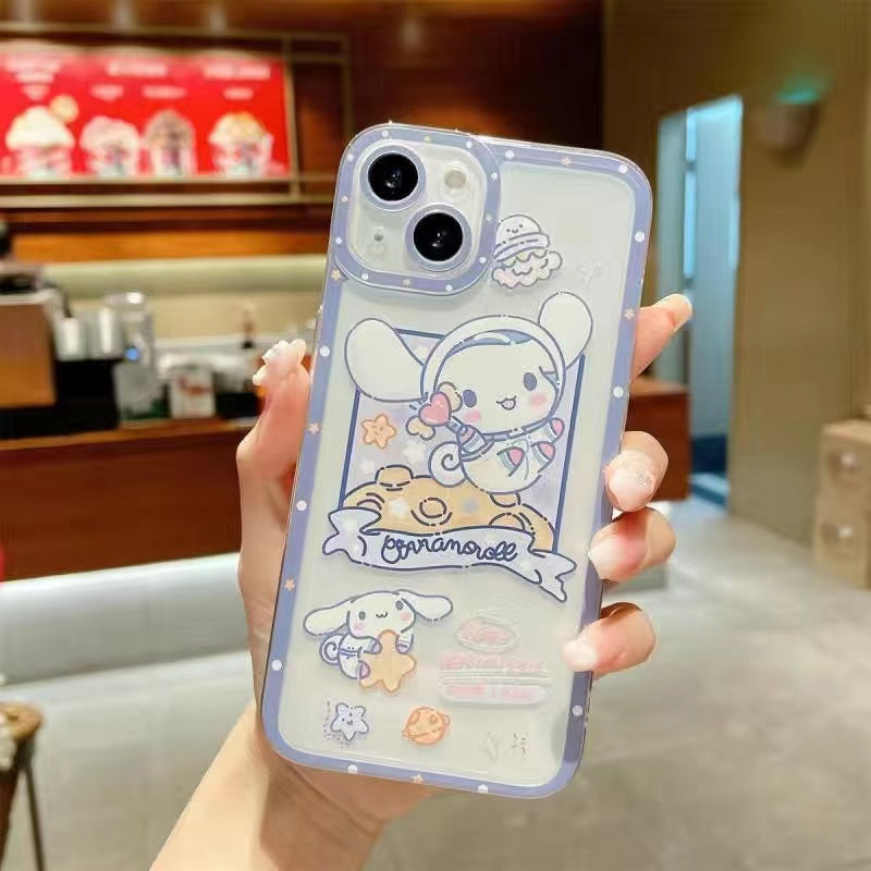 Transparent Cartoons Stand Case