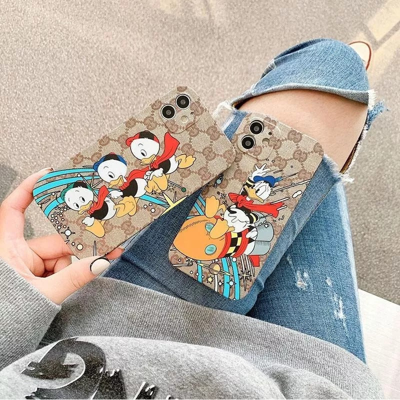 Cute Classic Print Duck Case