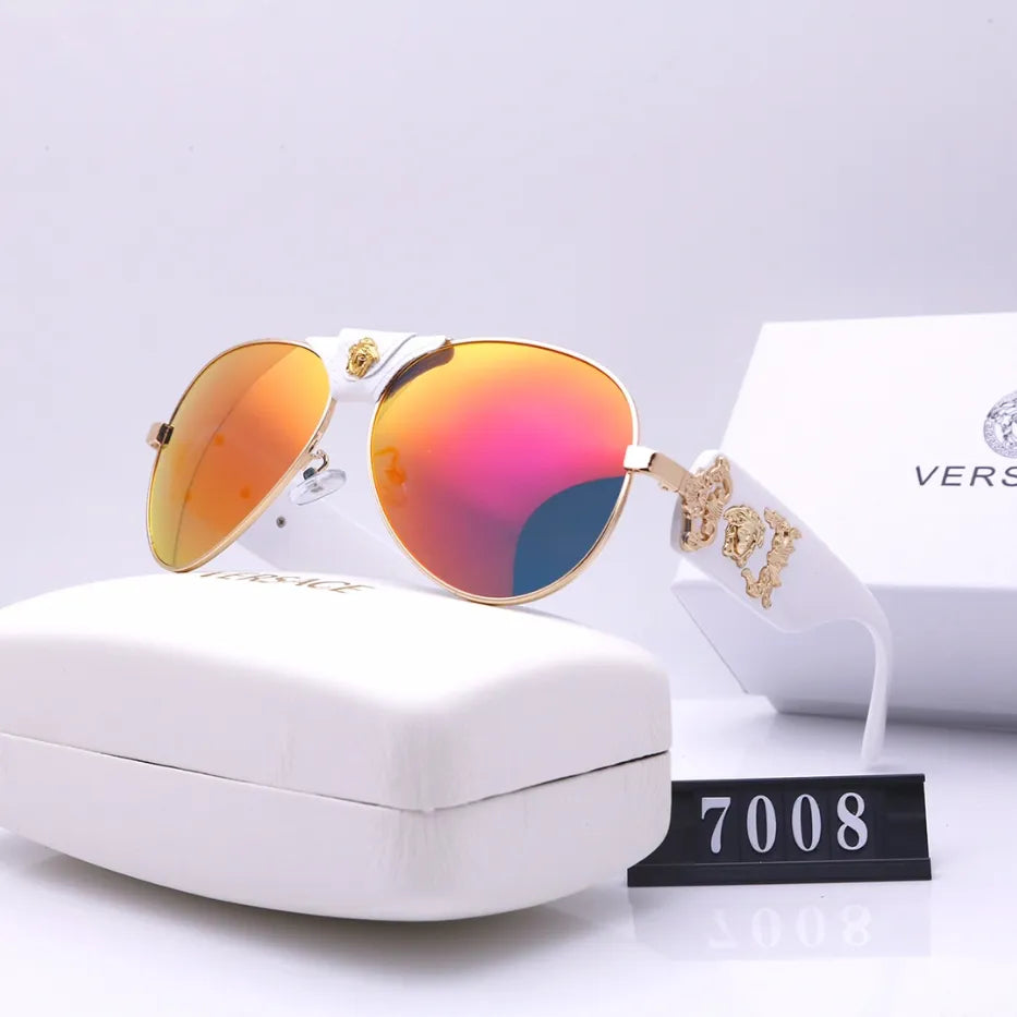 9 Colors Retro Metal Portrait Sunglasses