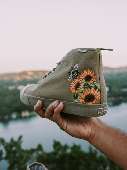 Old Pine Sunflower High Top