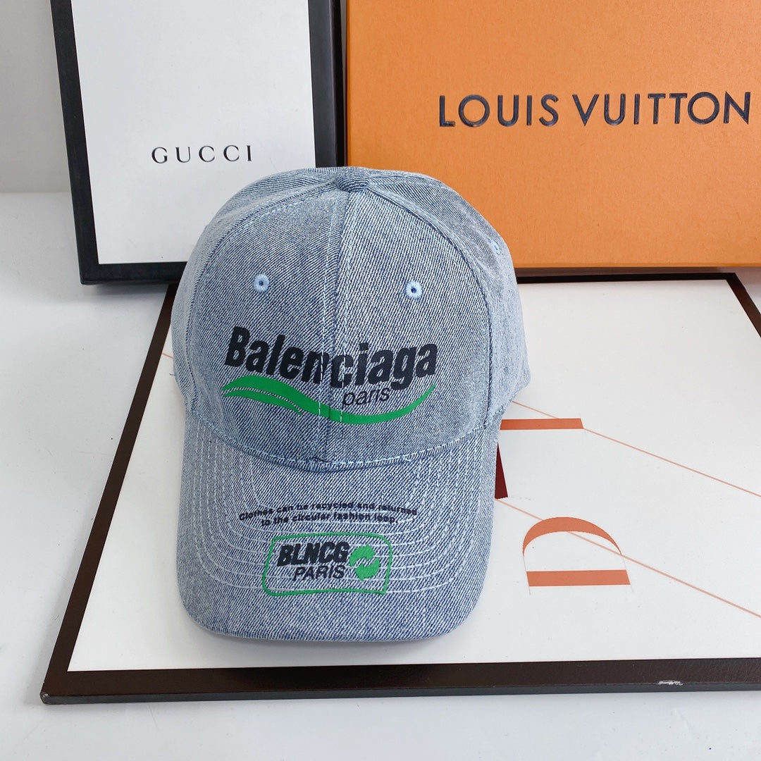 Blangs Paris Denim Baseball Cap