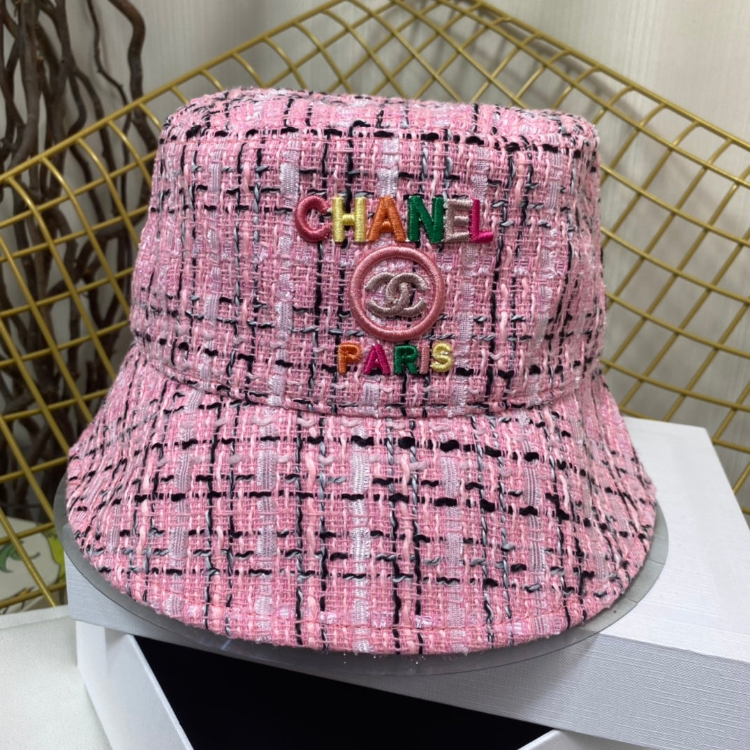 Fashion Colorful Embroidered Bucket Hat