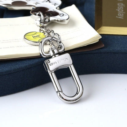 Monogram Dog Keychain