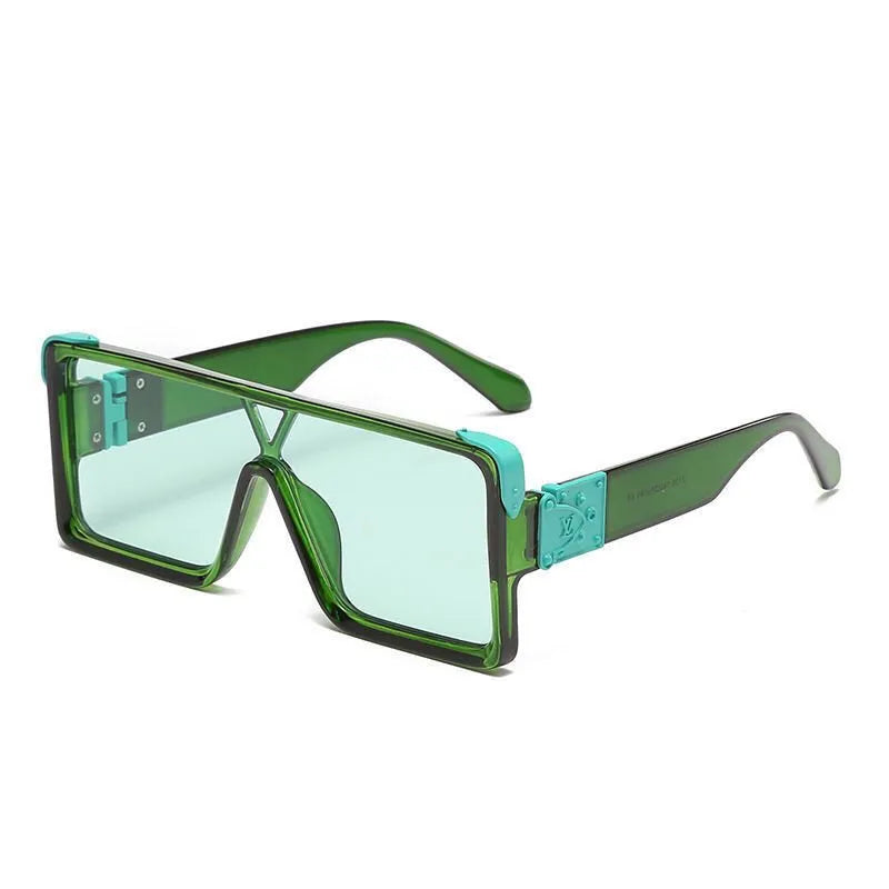 Unisex One Piece Square Sunglasses