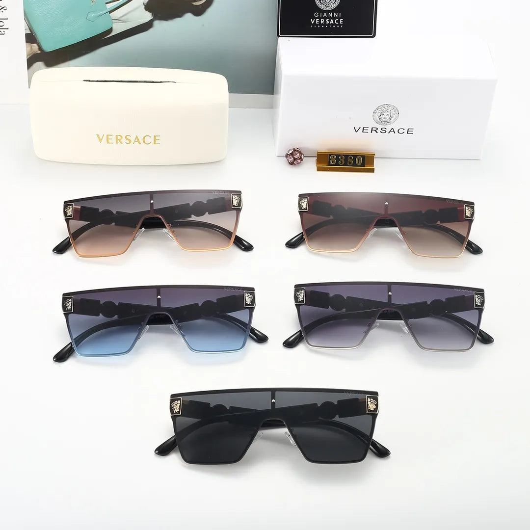 New Fashion Half-Portrait Logo Sunglasses