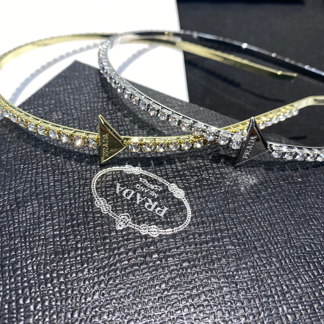 Triangle Logo Diamond Headband