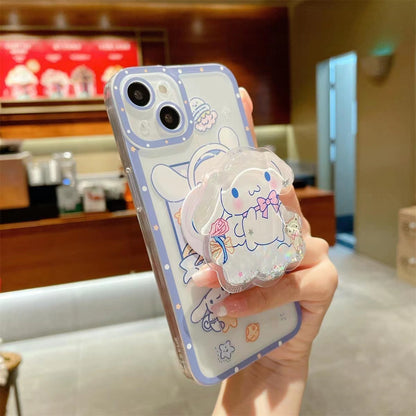 Transparent Cartoons Stand Case