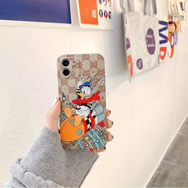 Cute Classic Print Duck Case