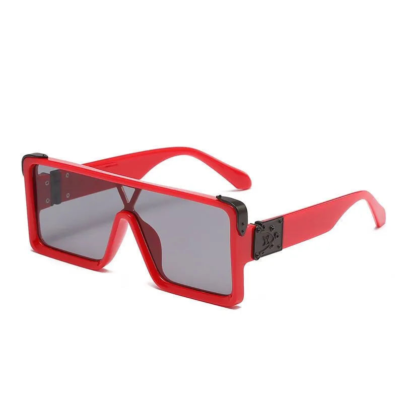 Unisex One Piece Square Sunglasses