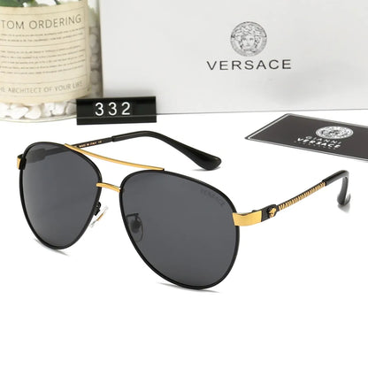 Double Bridge Aviator Sunglasses