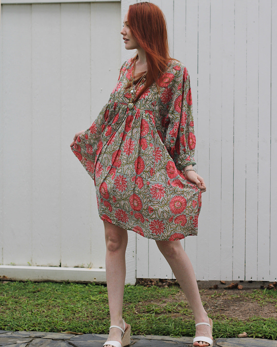 Hawa Short Dress In Flora