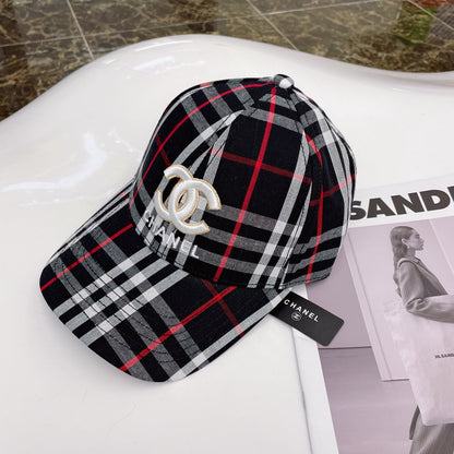 Classic Check Embroidered Baseball Cap