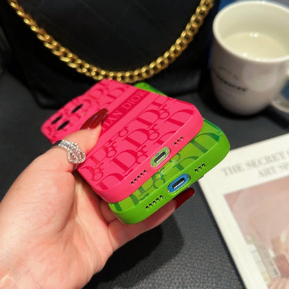 Multicolor Embossed Silicone Case