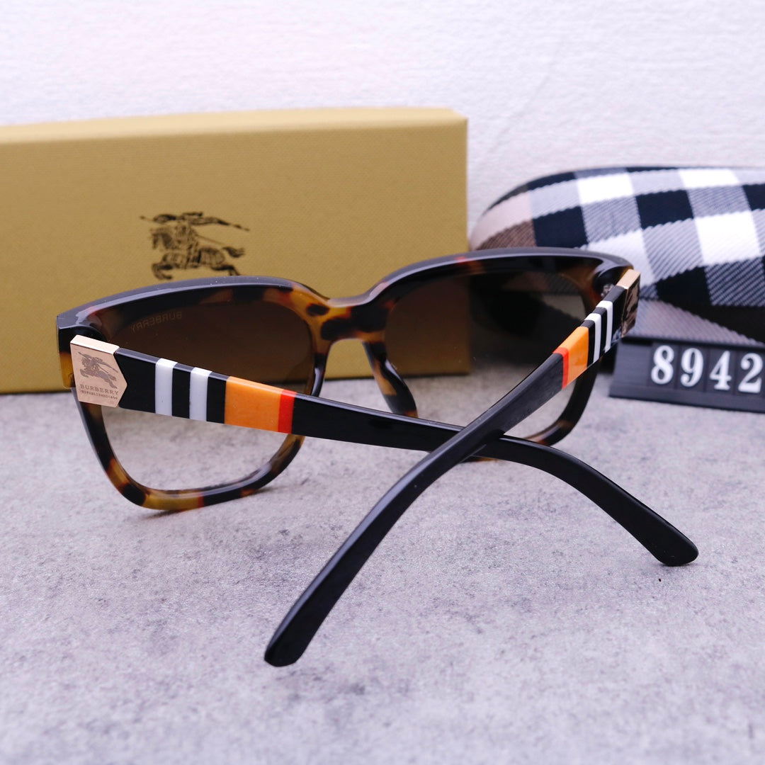 Vintage Fashion Square Plaid Sunglasses