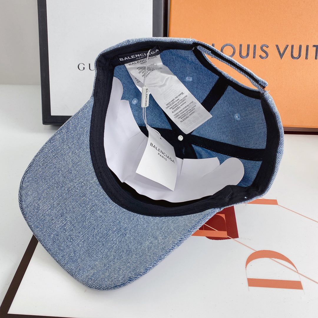 Blangs Paris Denim Baseball Cap