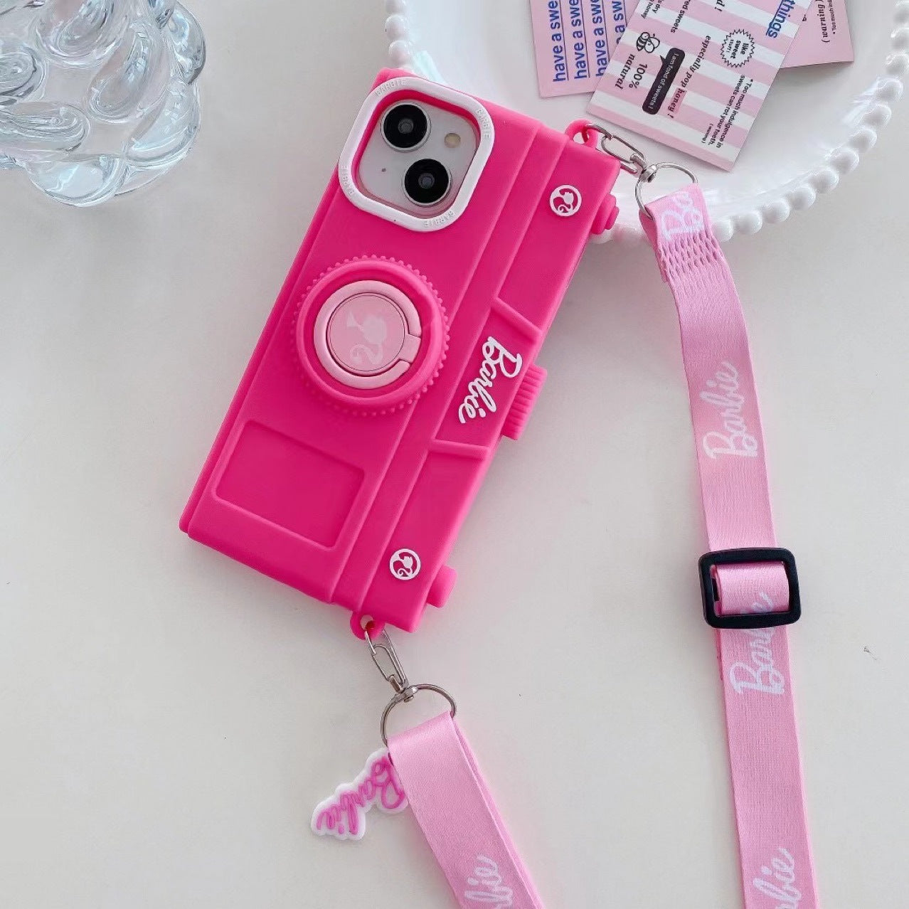 Silicone Camera Shape Crossbody Case