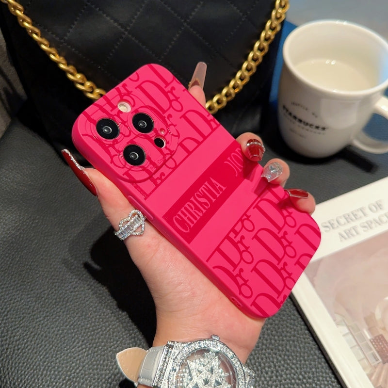 Multicolor Embossed Silicone Case