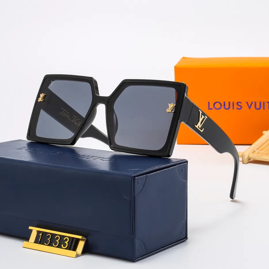 New Large Frame Watermark Sunglasses