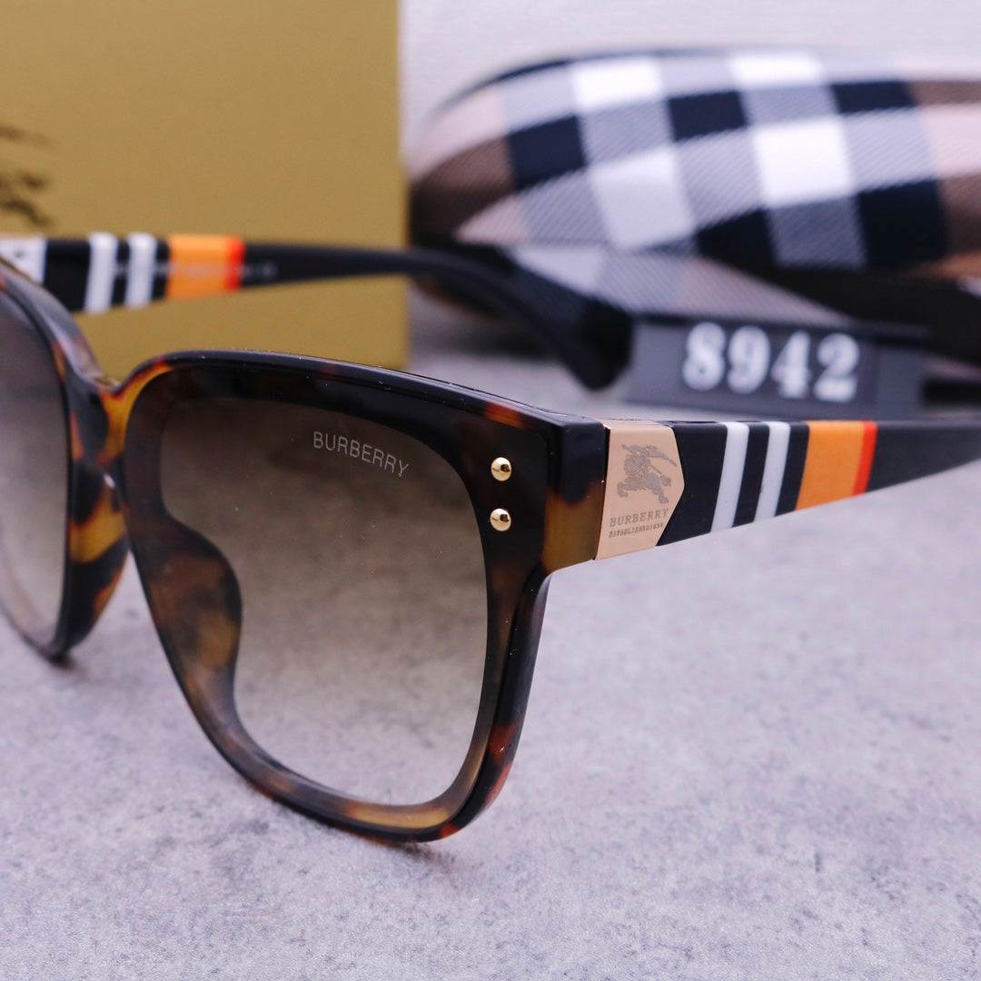 Vintage Fashion Square Plaid Sunglasses