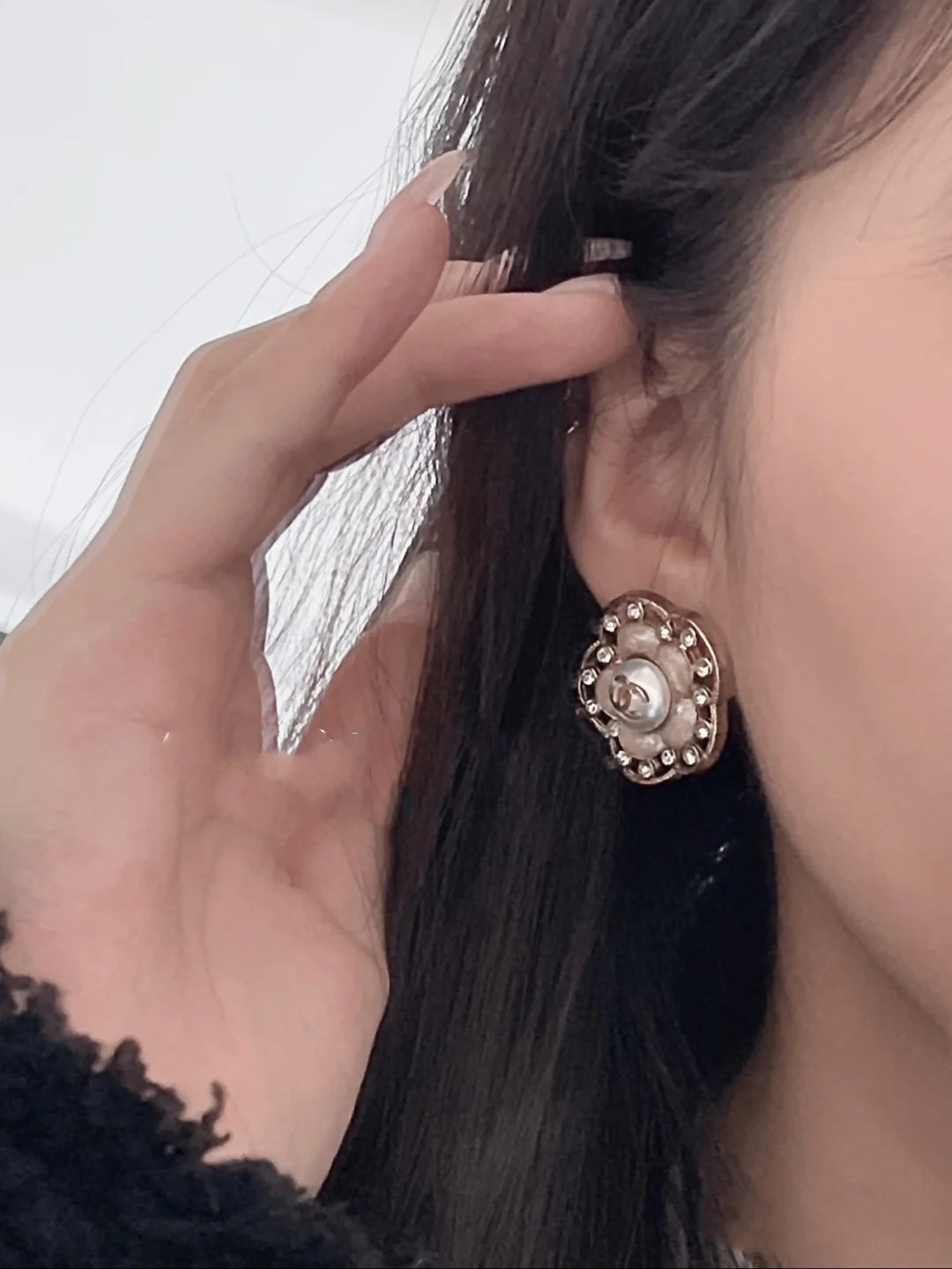 Camellia Stud Earrings