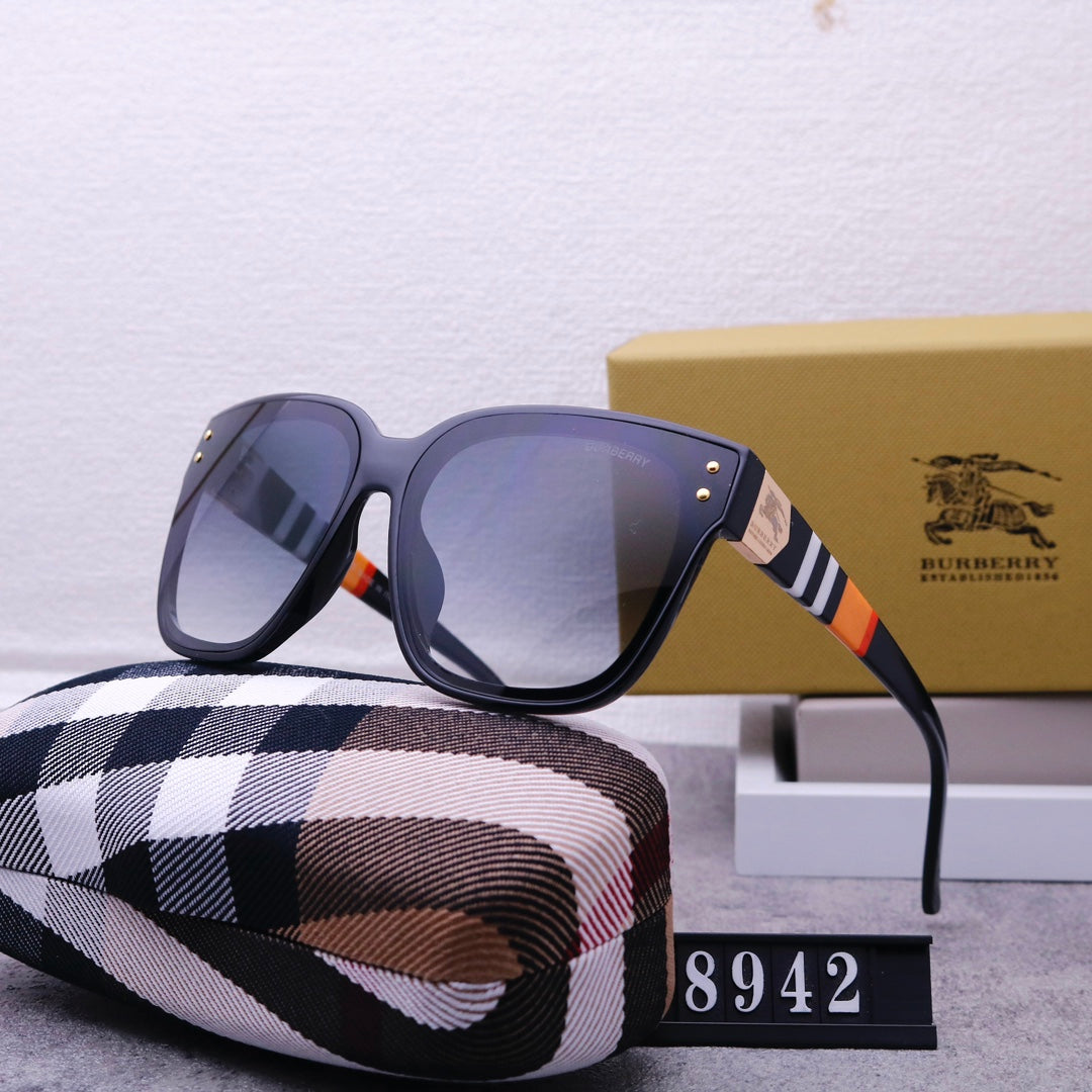 Vintage Fashion Square Plaid Sunglasses