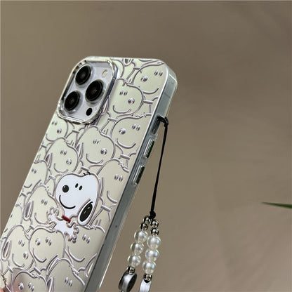 Electroplated Cute Dog Case