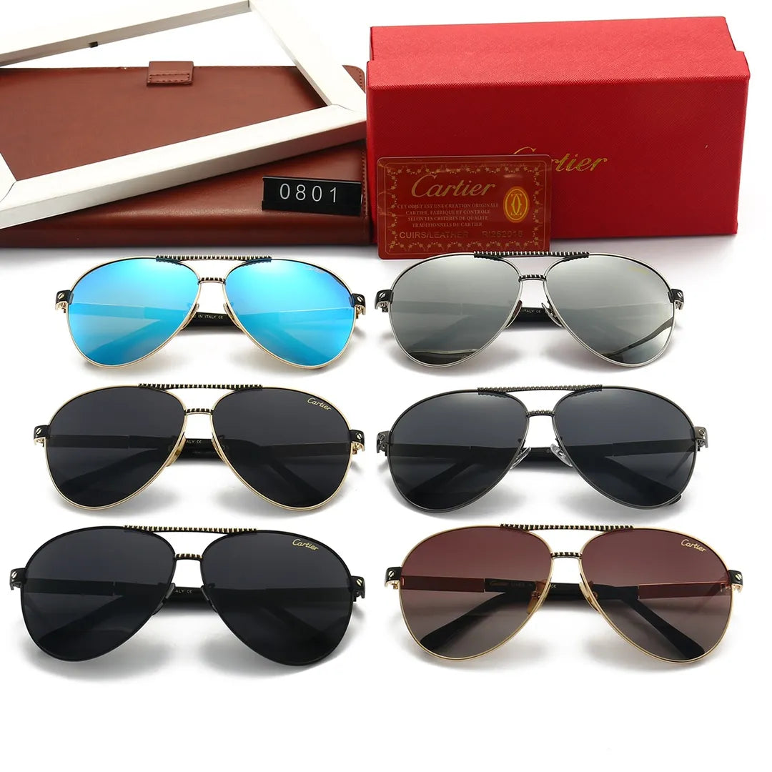 Classic Cool Polarized Metal Sunglasses