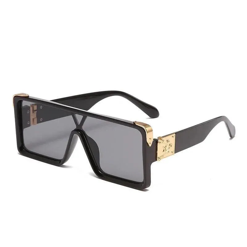 Unisex One Piece Square Sunglasses