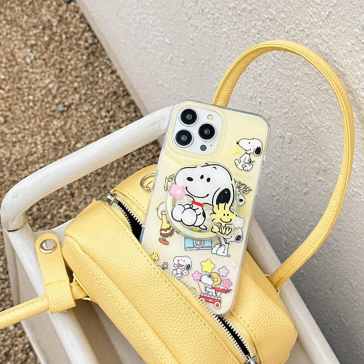 Cute magnetic 3D dog case