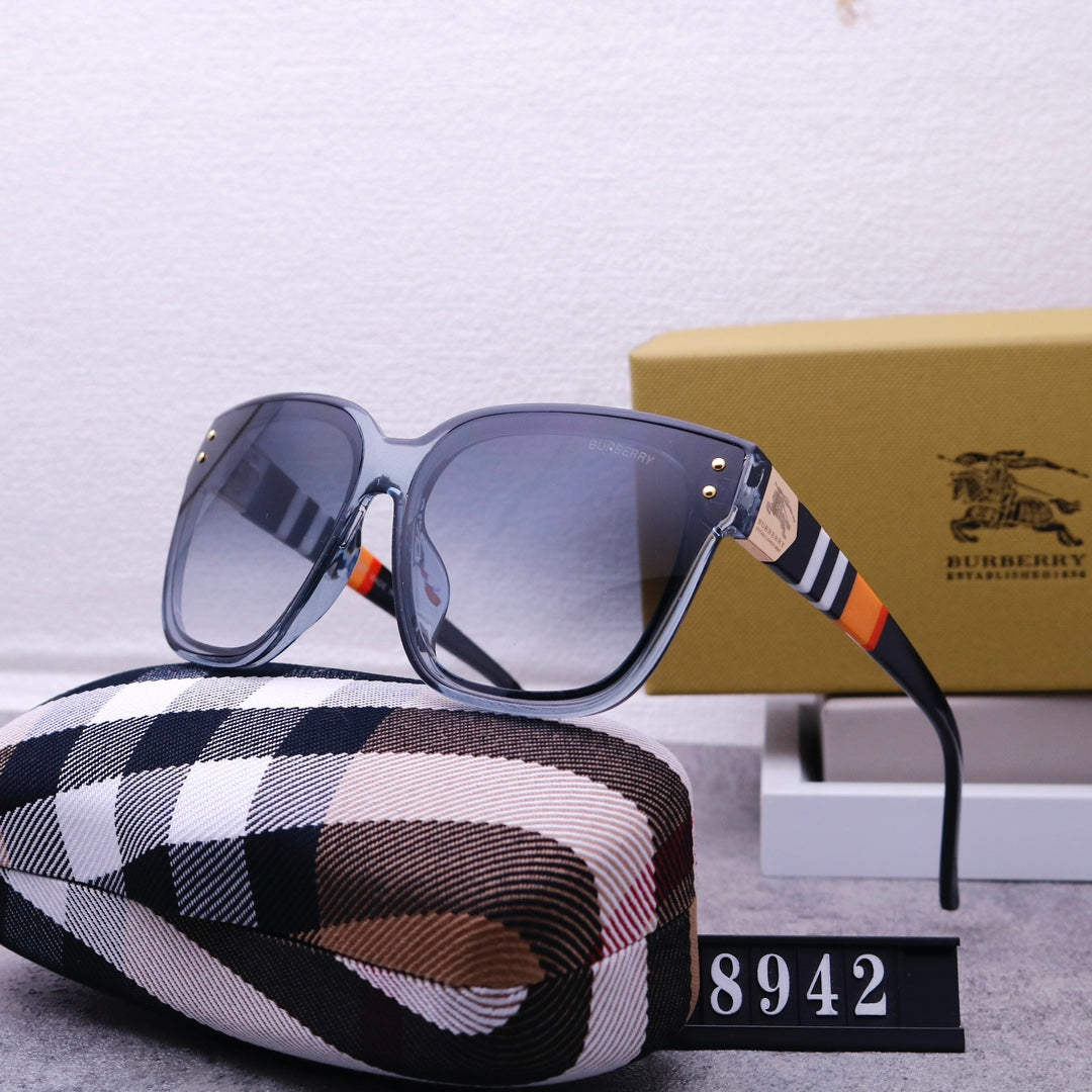 Vintage Fashion Square Plaid Sunglasses