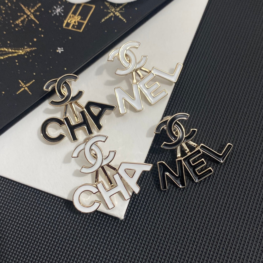 Trendy Alphabet Drop Earrings